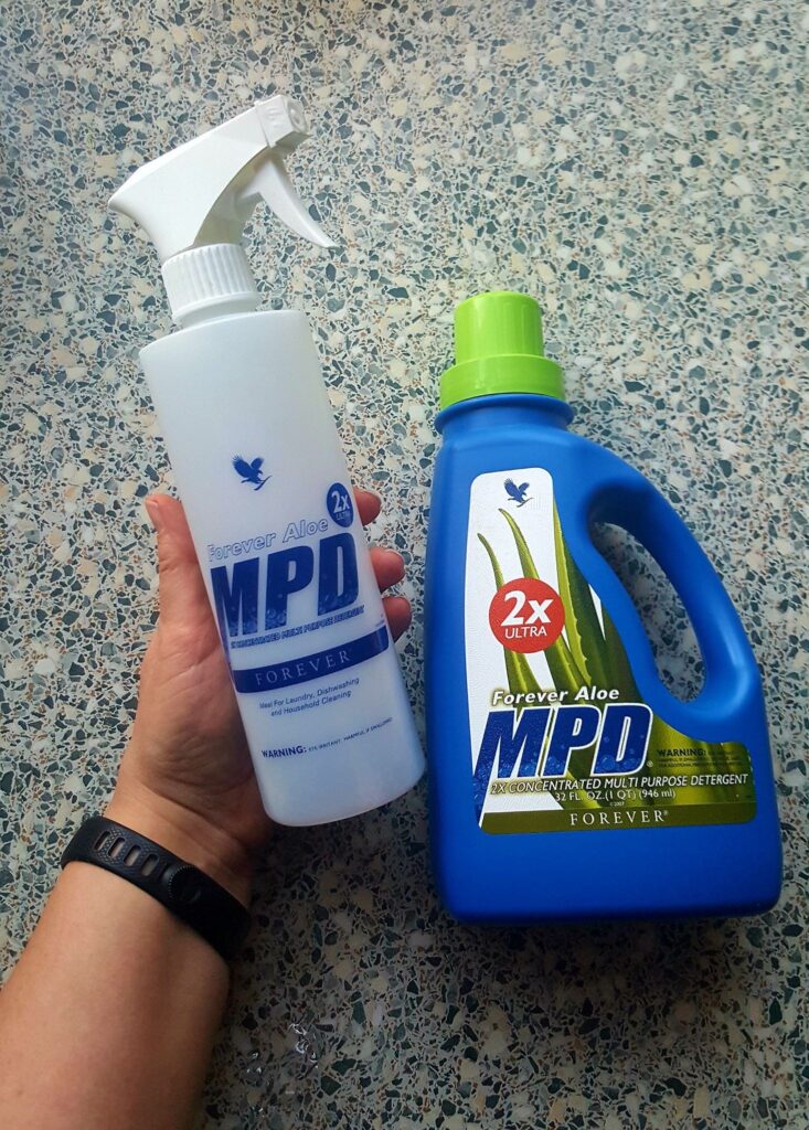 Forever Aloe MPD 2X Ultra og praktisk sprayflaske til opblanding