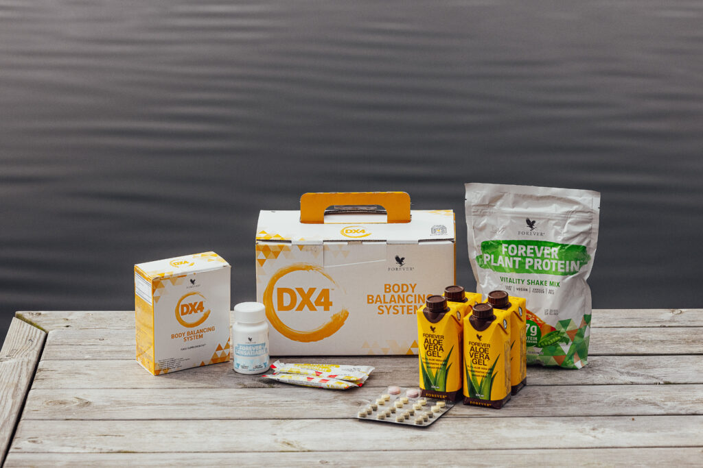 DX4 er et produkt i serien træning og vægtkontrol fra Forever Living Products