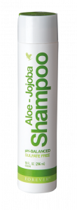 Aloe-Jojoba Shampoo Aloe-Jojoba Shampoo Forever, til tørt hår, sidt og farvet hår, skæl, kløende hovedbund, filtret hår