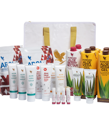Aloe-Vera-Forever-Produkter-Forhandler-startpakke Forhandler start pakke af Aloe Vera Forever produkter
