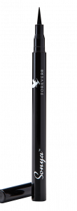 Sonya Precsion Liquid Eyeliner Sonya Precision Liquid Eyeliner Forever, kulsort og ultra tynd pensel