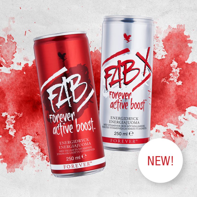 forever-fab-energidrikke Forever Energi drikke med og uden sukker